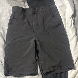 Boys black dress shorts
